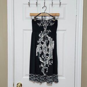 Candy Couture Women's Sleeveless Flowy Cruise Summer Short Dress ~ Sz. Large ~
